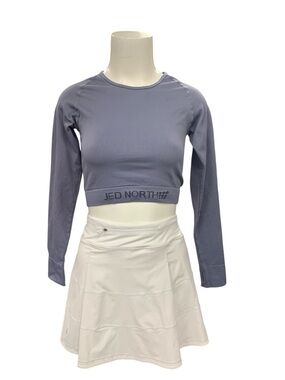 Jed North Lavender Long-Sleeve Crop Top